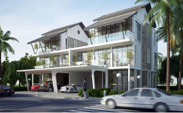 Mang phong cách đơn giản nhưng mẫu biệt thự vẫn mang đến cảm giác sang trọng và tiện nghi. Ảnh: Kientruchikari.