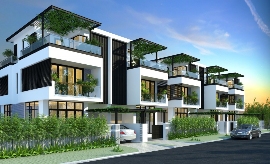 Mẫu biệt thự 3 tầng đẹp đẳng cấp châu Âu. Ảnh: Kientrucadong.