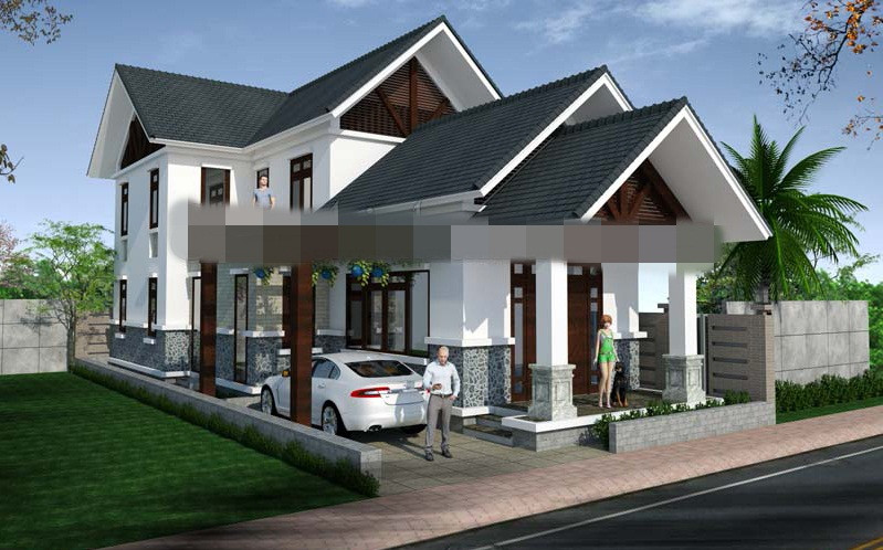 10 mẫu nhà ống có gara ô tô hiện đại 10 mau nha ong co gara o to hien dai