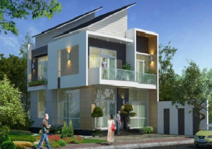 Chất liệu kính được xem là điểm nhấn chủ đạo của ngôi nhà. Ảnh: Thietkepro.