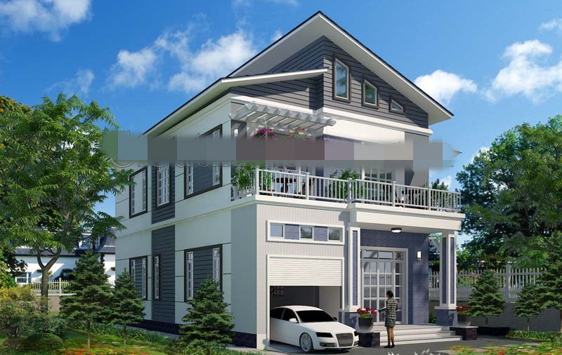 Cửa sổ thiết kế rộng rãi giúp ngôi nhà vừa tiết kiệm năng lượng, vừa điều hòa không khí. Ảnh: Sieuthimaunha.