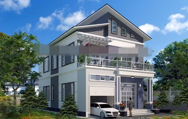 Cửa sổ thiết kế rộng rãi giúp ngôi nhà vừa tiết kiệm năng lượng, vừa điều hòa không khí. Ảnh: Sieuthimaunha.