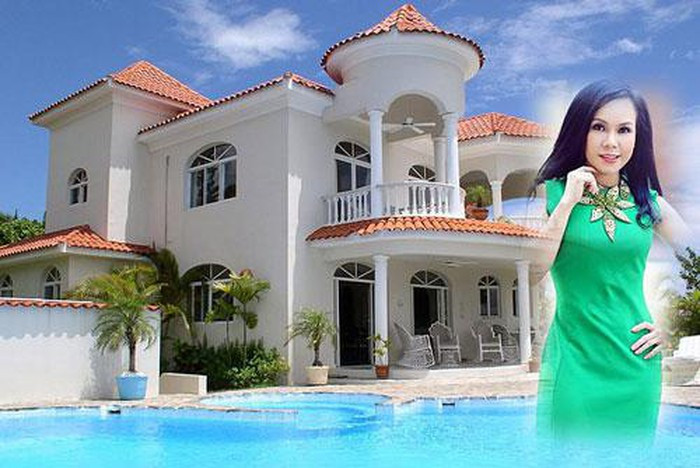 Hơn 20 năm hoạt động trong nghệ thuật, danh hài Việt Hương đã tạo dựng cho mình một khối tài sản khổng lồ. Trong đó phải kể đến biệt thự hoành tráng ở Mỹ. Ảnh: Doanhnghiepvn.