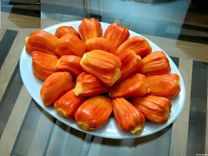 Tại Việt Nam, mít ruột đỏ trồng chủ yếu ở khu vực phía Nam. Do số lượng người trồng còn hạn chế dẫn đến cung không đủ cầu. Ảnh: Facebook.