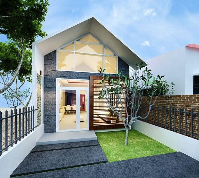 Thiết kế nhà cấp 4 có sân vườn được nhiều người lựa chọn bởi không gian thoáng mát. Ảnh: Internet.