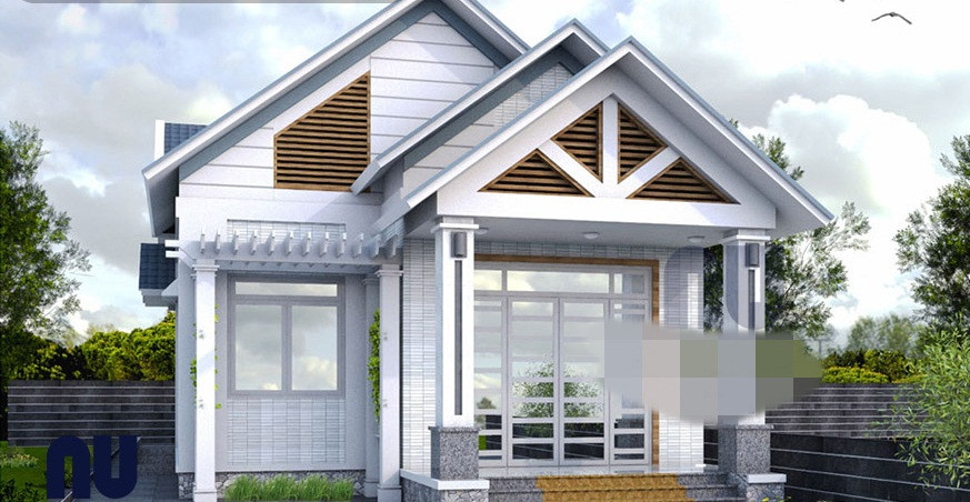 Hình khối vuông vắn, gọn gàng khiến ngôi nhà trở nên bề thế, sang trọng và hiện đại hơn. Ảnh: Arcviet.