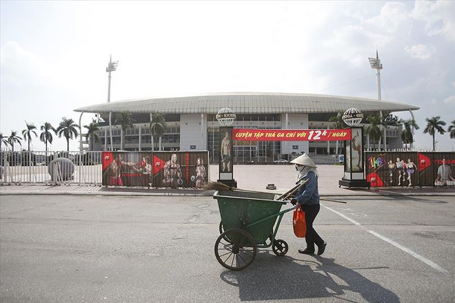 Khu liên hợp trải dài trên diện tích hơn 247 ha, gồm các công trình trọng điểm như: sân vận động trung tâm, bể bơi, trung tâm đào tạo bóng đá trẻ, khu công viên cây xanh và thể thao dành cho người lớn tuổi, bệnh viện thể thao, khu vực bán hàng…Ảnh: Tiền Phong.