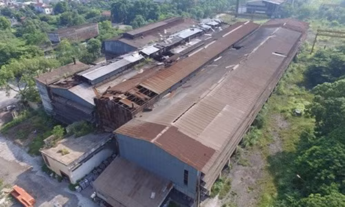 Pho TT Truong Hoa Binh chi dao kiem tra viec thu hoi dat nha may thep Gia Sang-Hinh-2