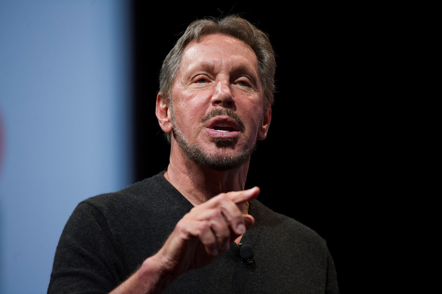 Tỷ phú Larry Ellison (62,5 tỷ USD) có một năm thành công khi tăng 3 bậc trên bảng xếp hạng và bỏ túi thêm 4 tỷ USD so với năm trước. Ảnh: CNBC.