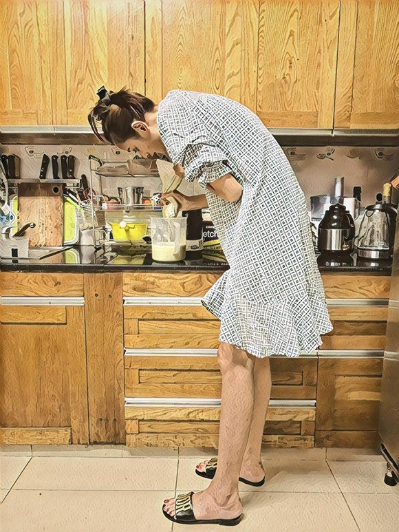 Phòng bếp đầy đủ tiện nghi. Ảnh: NLD.