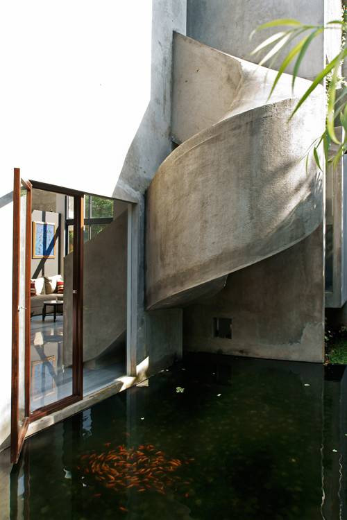 Bể cá là nơi thư giãn của các thành viên trong gia đình.