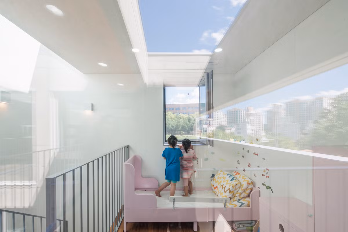  Phòng ngủ của trẻ chan hòa với thiên nhiên.