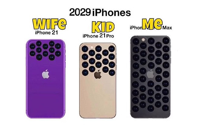 Đây là tương lai của thế hệ kế nhiệm iPhone 11 nếu mỗi năm Apple ra mắt phiên bản cộng thêm một camera.