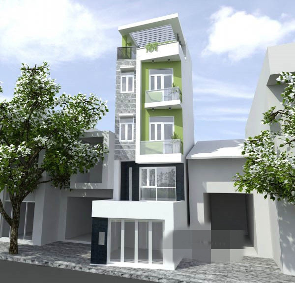 Việc trang trí nhiều cây xanh kết hợp với tông màu sáng giúp ngôi nhà thoáng mát và dịu nhẹ. Ảnh: Arhome.