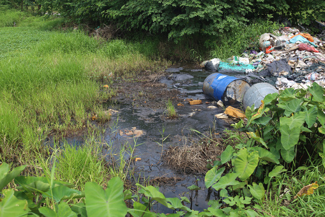 Một số người dân ở đây cho biết, tình trạng trên đã diễn ra trong một thời gian dài nhưng không được chính quyền địa phương xử lý kịp thời.