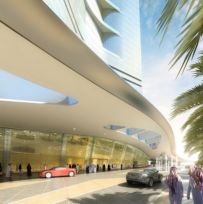 Về cơ bản, tòa nhà sẽ giống như một thành phố thu nhỏ, bao gồm tổ hợp nhà hàng, khách sạn, căn hộ và một trung tâm thương mại. Ảnh: Dezeen.