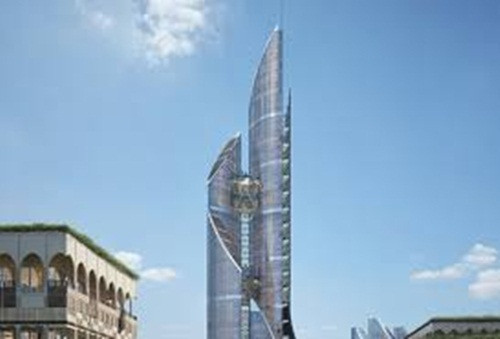 Theo dự kiến, tòa tháp The Bride sẽ cao 1.152m, bao gồm 230 tầng. Ảnh: Forbes.