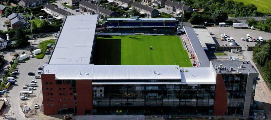 Sân vận động Stayen - nơi tiền đạo Công Phượng sắp thi đấu nhìn từ trên cao. Ảnh: Stayen - STVV.