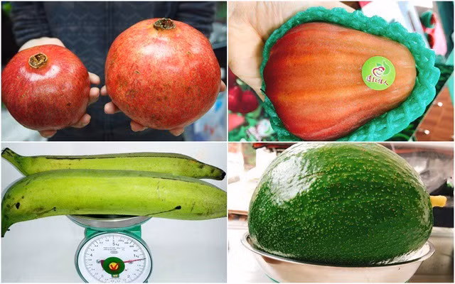 Gần đây, thị trường trái cây nhập khẩu sôi động với sự góp mặt của nhiều loại quả khổng lồ với mức giá không hề rẻ. Ảnh: Helino.