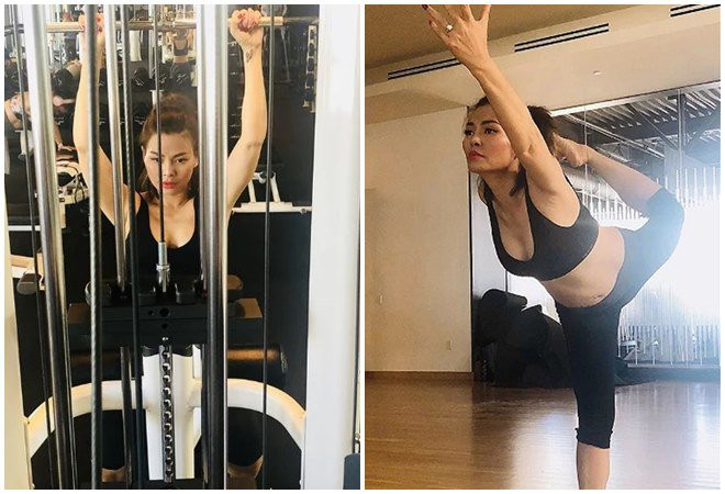 Không chỉ luyện thanh, cựu thành viên nhóm 3A còn chú ý rèn luyện sức khoẻ bằng tập gym, yoga.