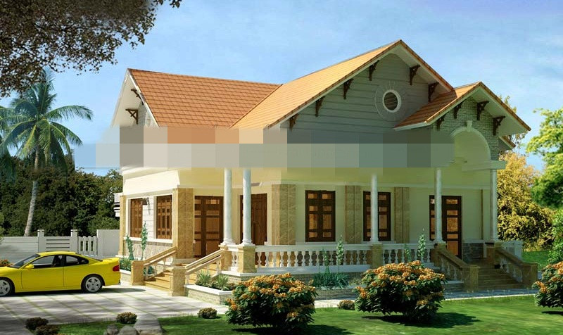 Việc ốp đá màu vàng mang đến vẻ đẹp sang trọng và quyền quý. Ảnh: Sieuthimaunha.