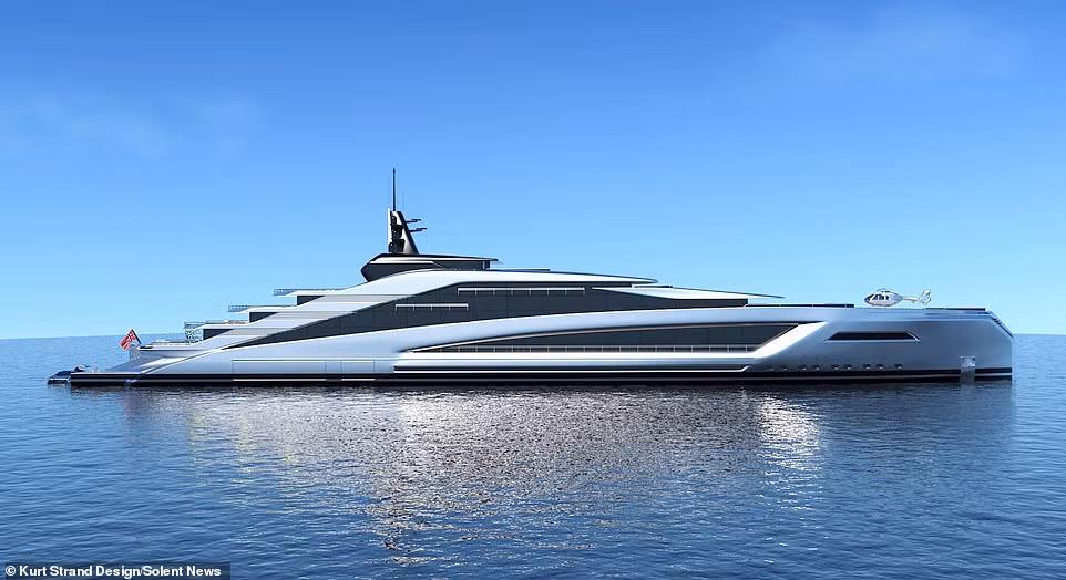 Du thuyền hạng sang nặng 8.000 tấn, có tốc độ tối đa 20 hải lý/giờ.