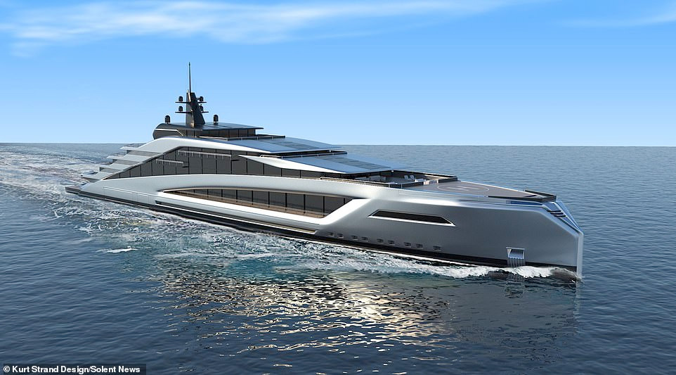 Thêm vào đó, trên tàu cũng sẽ có rạp chiếu phim 24 chỗ riêng và phòng trưng bày cho bộ sưu tập xe cổ điển.