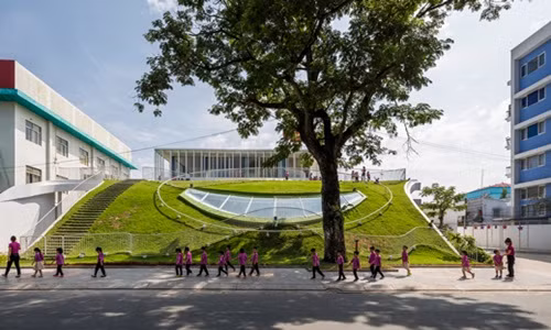 Truong mam non kien truc doc nhat vo nhi o Ben Tre