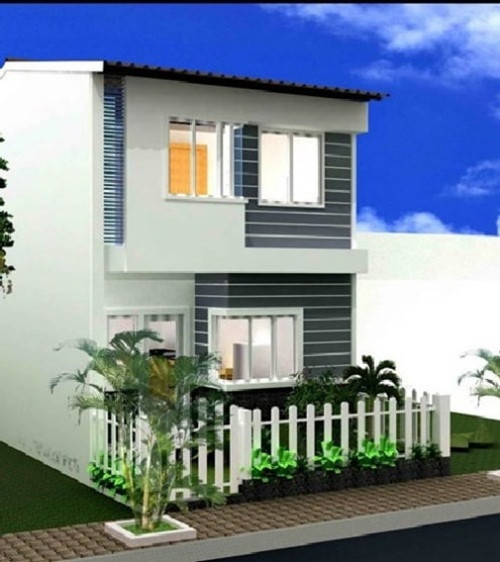 Nhà ống 2 tầng lợp mái tôn là lựa chọn phù hợp với các gia đình sở hữu diện tích đất hẹp và tiết kiệm chi phí xây dựng. Ảnh: Viphouse.