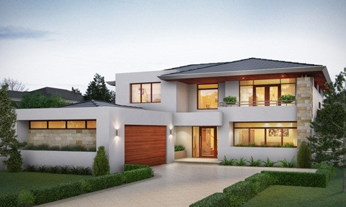 Biệt thự 2 tầng có sân vườn bao quanh đẹp lộng lẫy. Ảnh: Kientrucadong.