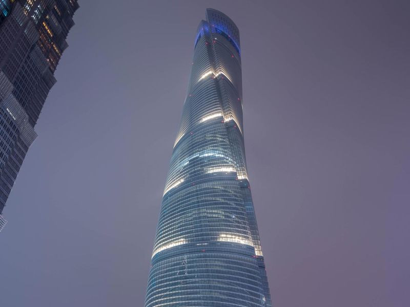 Tháp Thượng Hải (632m) là một tòa nhà chọc trời siêu cao ở Lục Gia Chủy, Phố Đông, Thượng Hải, đồng thời là tòa nhà cao thứ 2 thế giới. Ảnh: Aurecon Industry.