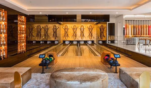 Sân chơi bowling cực kỳ xa hoa.