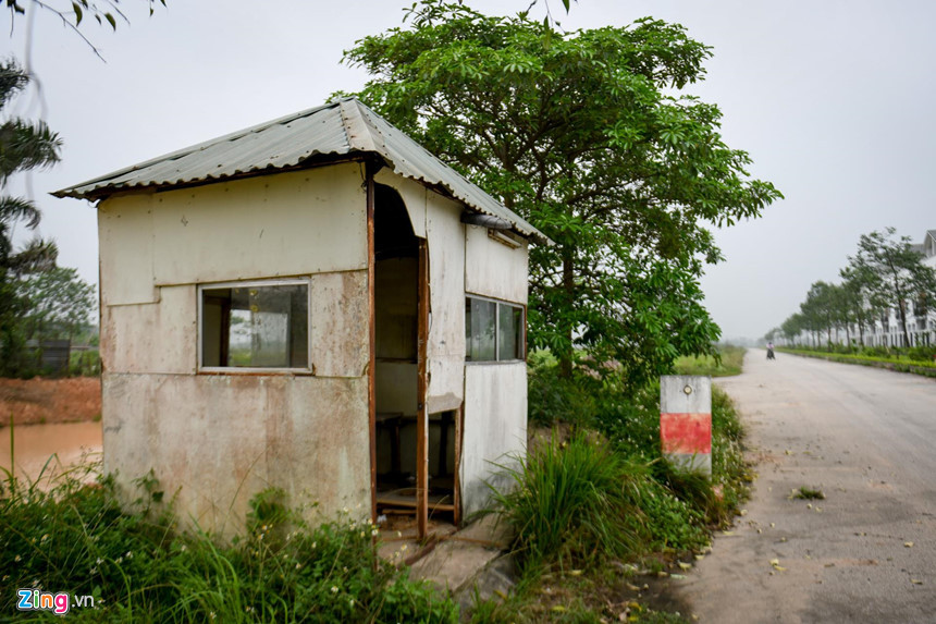 Phòng bảo vệ trong tình trạng xuống cấp.