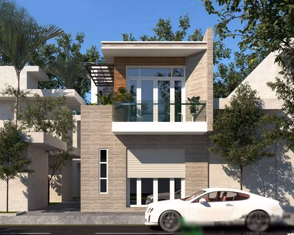 Cửa kinh lớn, màu xám nhẹ kết hợp với một chút màu trắng của khung cửa kính tạo nên một vẻ đẹp rất lạ mắt, rất hiện đại và không kém phần sang trọng. Ảnh: Nhaonghiendaiktv.