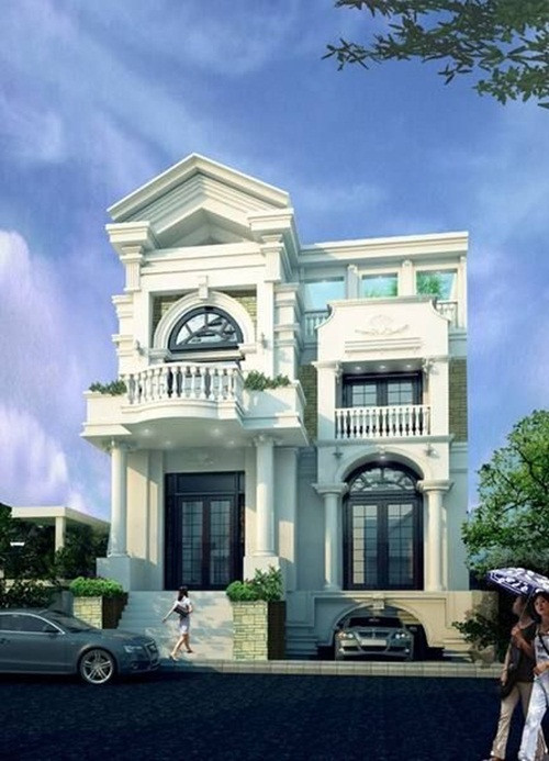 Nhà 2 tầng 7x10m hiện đại và tiện nghi với đầu tư kinh phí khoảng 2 tỷ đồng. Ảnh: Wedo.