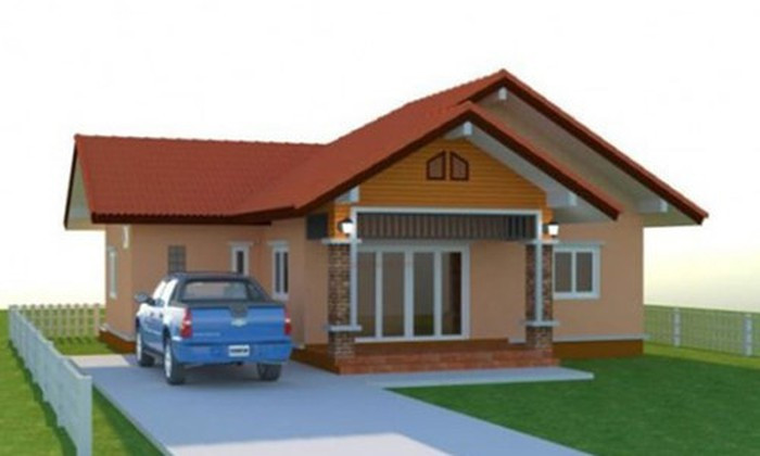 Căn biệt thự có khoảng sân vườn rộng rãi, đẹp lôi cuốn mà chi phí thi công thực tế không quá đắt. Ảnh: Kientrucnhapho.