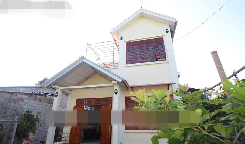 Biệt thự mini trên diện tích 100m2 thiết kế các chi tiết duyên dáng có tổng chi phí 500 triệu đồng. Ảnh: Moivaonhatoi.