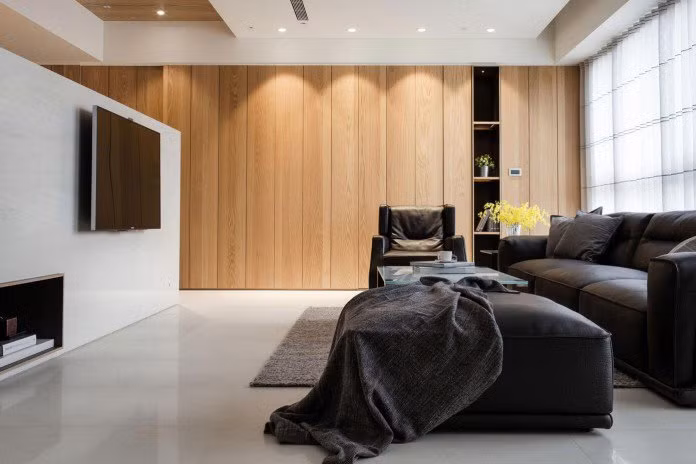 Nội thất âm tường cánh phẳng vừa kín đáo, vừa đảm bảo tiện nghi đúng kiểu Nhật.