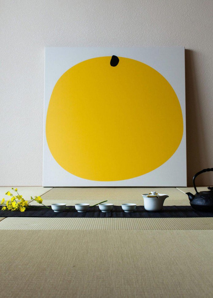 Trong nhà còn có một phòng nhỏ dành cho hoạt động trà đạo của gia đình.