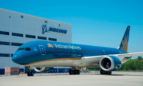 Đến thời điểm này, Vietnam Airlines là Hãng hàng không đầu tiên và duy nhất tại Việt Nam được Bộ Giao thông Vận tải Mỹ cấp giấy phép này. Ảnh: Vietnam Airlines.