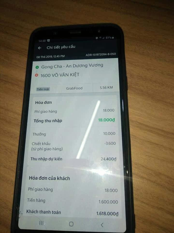 Tai xe lien tiep bom hang bac trieu, Grab Food noi gi?-Hinh-3