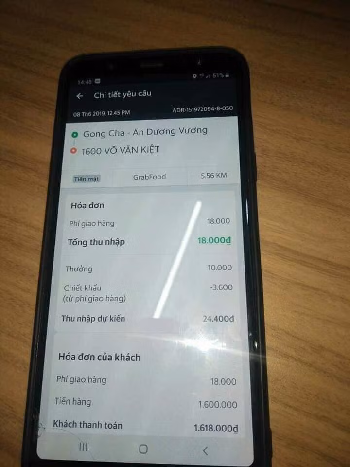 Tai xe lien tiep bom hang bac trieu, Grab Food noi gi?-Hinh-3