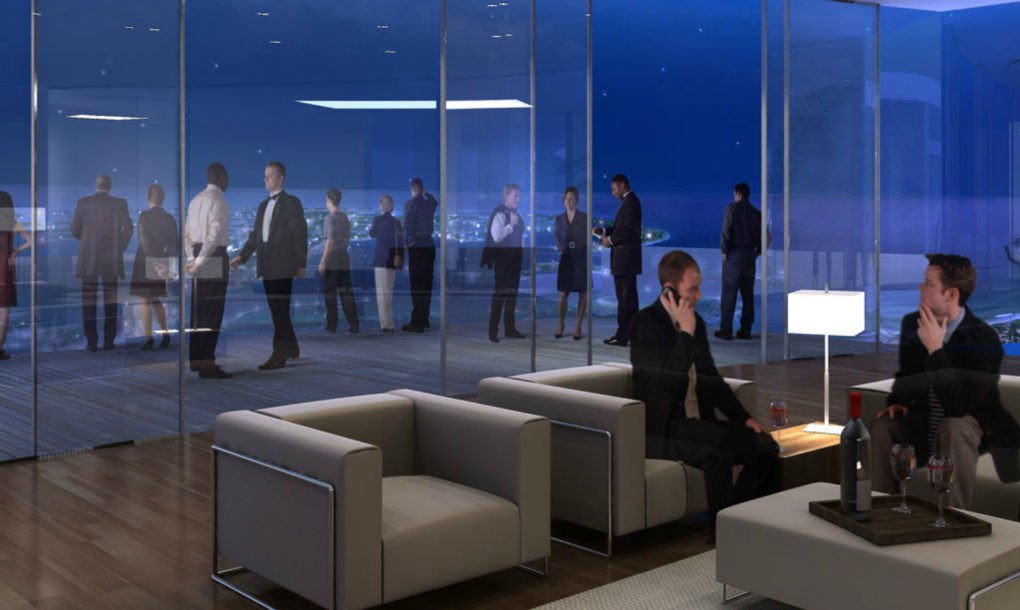 Nhờ thiết kế xoay 360 độ, cư dân tòa nhà có thể chuyển tầm nhìn sang nhiều hướng khác nhau.