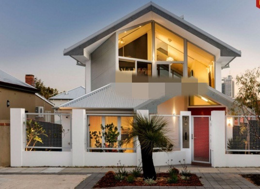 Biệt thự vườn 2 tầng thiết kế theo phong cách châu Âu, tận dụng không gian đất để trồng cây xanh. Ảnh: Dti.