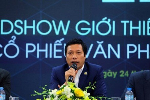 Ông Tô Như Toàn - Chủ tịch HĐQT kiêm Tổng giám đốc của Văn Phú Invest đang nắm tới 25% vốn, tương ứng 40 triệu cổ phiếu VPI. Ảnh: VTC.
