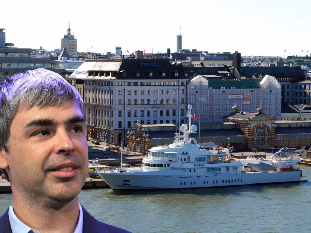 Larry Page - CEO của Alphabet - công ty mẹ Google sở hữu du thuyền Senses, dài 59m, được ông mua với giá 45 triệu USD vào năm 2011. Du thuyền có một câu lạc bộ biển với bể sục Jacuzzi và bãi đỗ trực thăng.