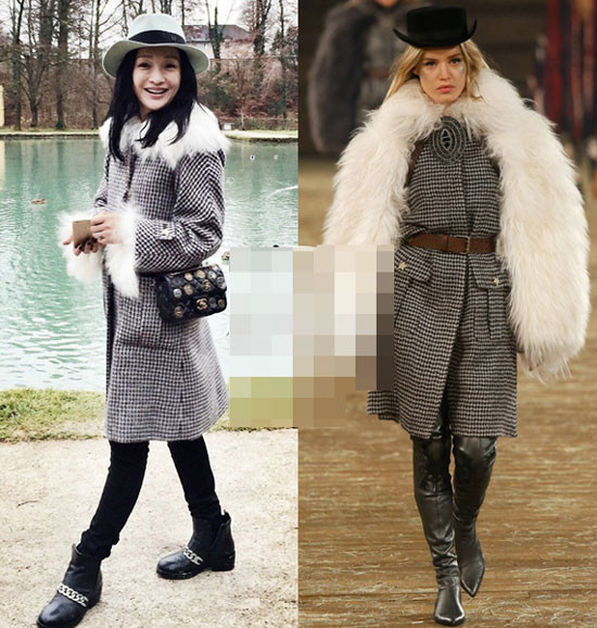 Mỹ nhân Trung Quốc là tín đồ của thương hiệu Chanel danh tiếng.