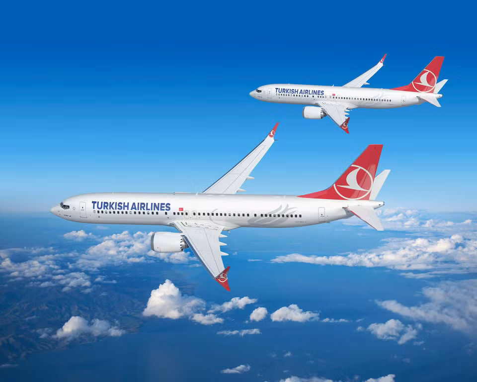 Vận hành cả Boeing 737 Max 8 và Max 9, hãng hàng không Thổ Nhĩ Kỳ Turkish Airlines khai thác 12 chiếc máy bay loại này. Nguồn ảnh: BI.