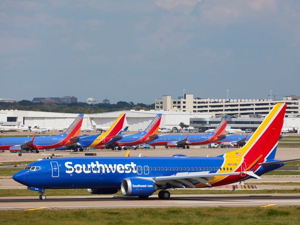 Trong đó, hãng hàng không của Mỹ - Southwest Airlines sử dụng Boeing 737 Max nhiều nhất với 34 chiếc trong đội bay.