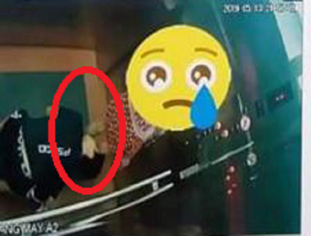 Lo dien nguoi co hanh vi khiem nha trong thang may o chung cu tai Binh Dinh